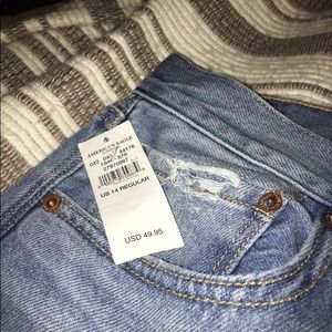 American Eagle mom jeans size 14